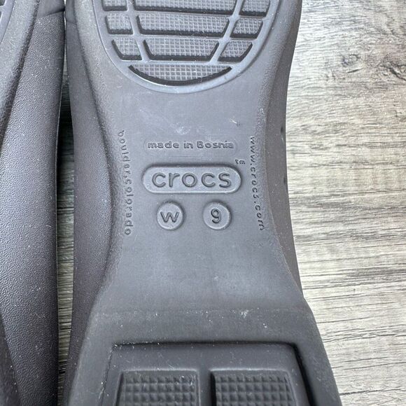 Crocs~Women’s~”Gianna” Medallion Disc Brown Slip On Ballet Flats~Size 9 - Picture 10 of 10